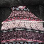 Haptics Paisley High Neck Halter (No size) Pink Size 2X Photo 6