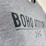 Boho Attitude Crew Neck Long Sleeve Sweatshirt Black Photo 7