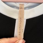 Bailey 44 Black White Trimmed Taxiway Dress Large Bodycon Styling Made In USA Photo 2