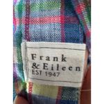 FRANK & EILEEN Madras Plaid Linen Shirt Photo 5