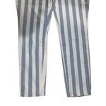 Good American New Blue & White Striped Cropped Women’s Jeans Pants size 10/30 Photo 4