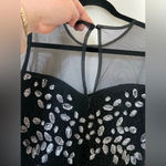 Romeo + Juliet Couture  Beaded Little Black Dress Size M Photo 6