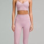 Lululemon NWT Nulu Strappy V Neckline Yoga Sports Bra Pink Size 4 A/B cup Padded Photo 4