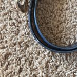 Liz Claiborne  Blue Lizard Embossed Genuine Leather Belt #2654 Womens Small VTG Photo 12