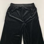 Old Navy  Black Stretch Velvet Wide Leg Cropped Pant XS Photo 5