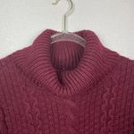 Forever 21 Burgundy Tunic Length Turtleneck Sweater Size M Photo 1