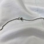 Early 2000's Eiffel Tower Heart Silver Long Charm Pendant Necklace Photo 3