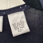 Chico's Travelers Stretchy Polka Dot Navy Cardigan Front Tie Vacation Size 1 (M) Photo 6