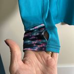 Champion Blue Pink Blurred Workout Top Sleeve size junior XL (14-16) Photo 2