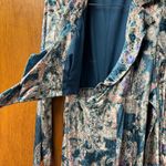 Free People  FP Delphine Velour Long Sleeve Jumpsuit One Piece Blue Small S Photo 6