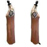 CLEO + WOLF Split side tank midi dress Beige Khaki Size Small Sleeveless NWOT Tan Photo 4