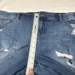 Torrid Blue Skinny Jeans Distressed Ankle Tall Plus Size 22T Denim Stretch Photo 7