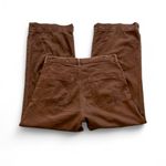 Etica Wide leg crop brown pants Size 27 Photo 3