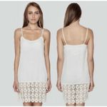 Johnny Was Johnny‎ Was White Lacey Slip Dress Size XS Photo 1