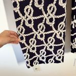 Maeve Anthropologie Colette Pant Women 28 Navy Blue Nautical Coastal Preppy Photo 9