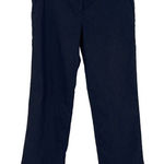Theory  Womens Dress Pants Straight Leg Slacks‎ Lined Stretch Navy Blue Size 2 Photo 0