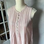 Faherty Sleeveless Linen Blend Dress Striped Casual Striped Pattern Coastal Photo 4