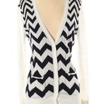 Brochu Walker  chevron stripe linen blend cardigan Photo 0