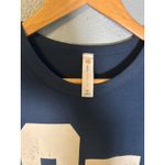 Anthropologie NWT  Daily Practice Graphic T Shirt Midi Dress Navy Size XS Photo 2