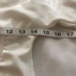 Topshop  Long sleeve Cinched Waist Mini Dress White sz 4 NWT Photo 3