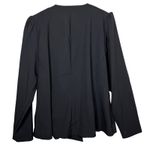Lane Bryant  Black Blazer Womens Size 14 Collarless One Button Jacket Office Photo 3