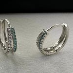 Small Hoop Earrings for Men Women Streetwear Hip Hop Unisex Style Silver Photo 0