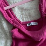 ZARA Pink Mini Dress Photo 3