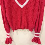 The Fifth Label Graduate Bell Sleeve Cotton Knit Sweater Top Size L NWOT Photo 3