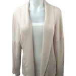 360 Cashmere Cream Shawl Collar Knit Dolman Open Cardigan Sweater Top Size S Photo 0