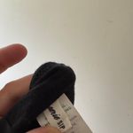 Aerie  Black Ribbed Crop Floral Lace Back Strappy Tank Top Photo 2