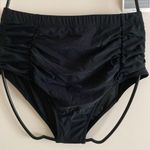 Amazon Hanna Nikole Bikini Front Strappy High Waist Tummy Control black size 12 W plus Photo 5