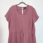 32 Degrees Heat 32 Degrees Casual Pink Mini Dress Size XXL Plus Size Pink Dress with Drawstring Photo 2