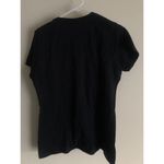 Los Angeles Sunset Ladies SZ L Black T Shirt Palm Trees Yellow Orange Birds Top Size L Photo 2