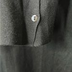 Loro Piana  Dark Gray V-Neck cashmere Sweater Size 10 Photo 4