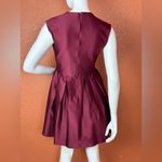 Chloé DAO CHLOE DAO Elegant Burgundy Sleeveless Dress With Side Pockets S 4. E74 Photo 6
