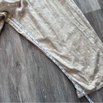 Old Navy  polka dot linen jumpsuit cream & white wide leg cropped feminine Photo 3