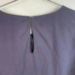 Amanda Uprichard  Gray‎ Purple Cotton Bell Sleeve Blouse Photo 5