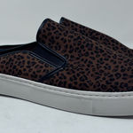 Time and Tru Women's Animal‎ Print Twin Gore Mules Faux Fur Insides Size 10 Brown Photo 0