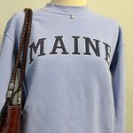 Gildan Y2K Blue Maine Graphic Sweatshirt Photo 1