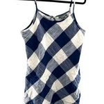 Natural Reflections NWT Blue & White Checkered Plaid Summer Dress Photo 0
