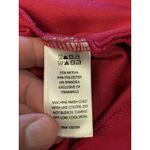 Happily Grey Hoodie Womens Large Pink Cropped Modal Blend Pullover Sweatshirt Photo 7