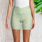 We Wore What Floral Dot-Print Bike Shorts in Seagreen XL Photo 0