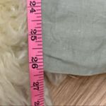 Vintage Donna Morgan Oatmeal Linen High Waist Tapered Pants S Tan Photo 7