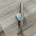 Waltham Rare Vintage Mechanical Ladies Watch Silver Checkered Dial Stretch Band Gold Photo 8