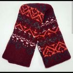 American Eagle Maroon Patterned Infinity Scarf Photo 5