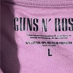 Women’s 80’s 90’s Guns and Roses sweatshirt Very soft & Cozy Size Large Pink Photo 2
