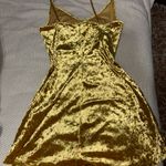 Forever 21 Gold Mini Dress Photo 1