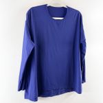 Lululemon  Long Sleeve Crewneck Top Shirt Blue Large Photo 3