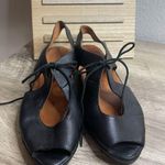 L’Amour Des Pieds Brettany Black Leather Sandals Size 9 Photo 3