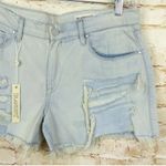 BLANK NYC Tomboy Short Distressed Cut Off Shorts Photo 3